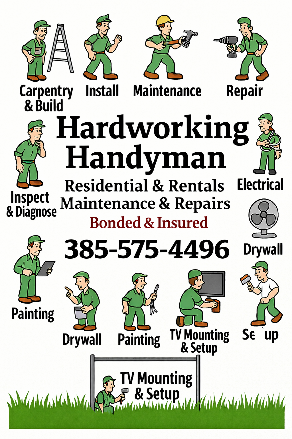 Before and after handyman projects in Utah homes and rentals